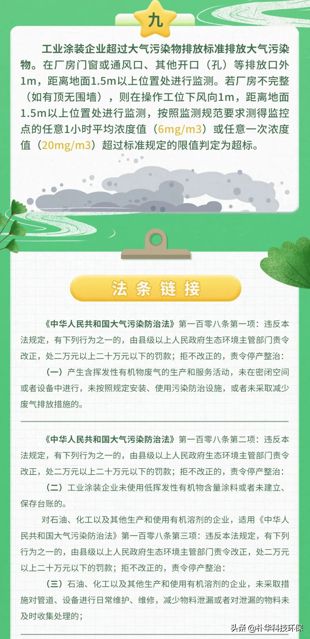 VOCs无组织排放9类常见违法行为