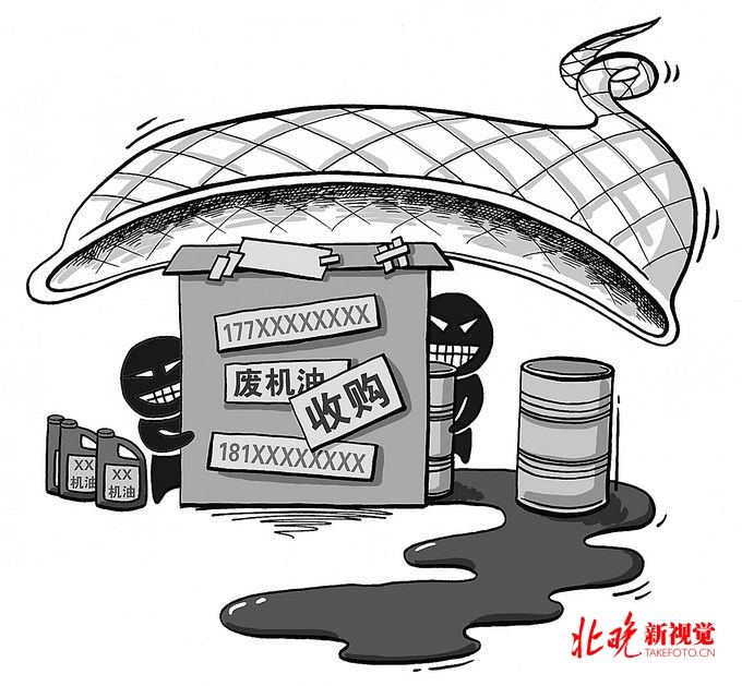 收购倒卖废机油犯法
